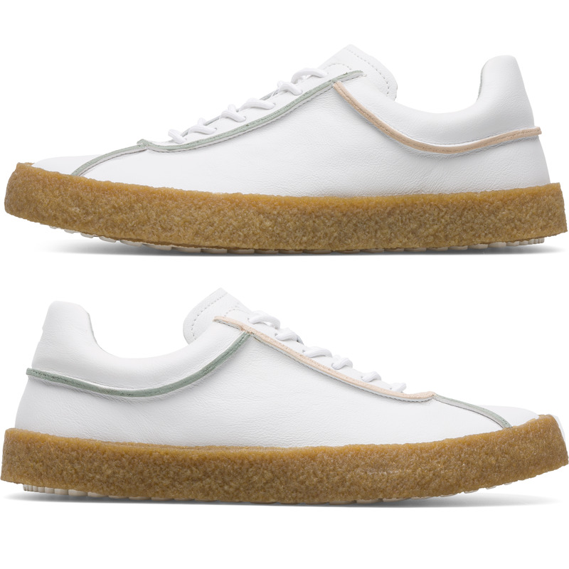CAMPER Twins - Sneakers Για Γυναικεία - Λευκό, Μέγεθος 41, Smooth leather