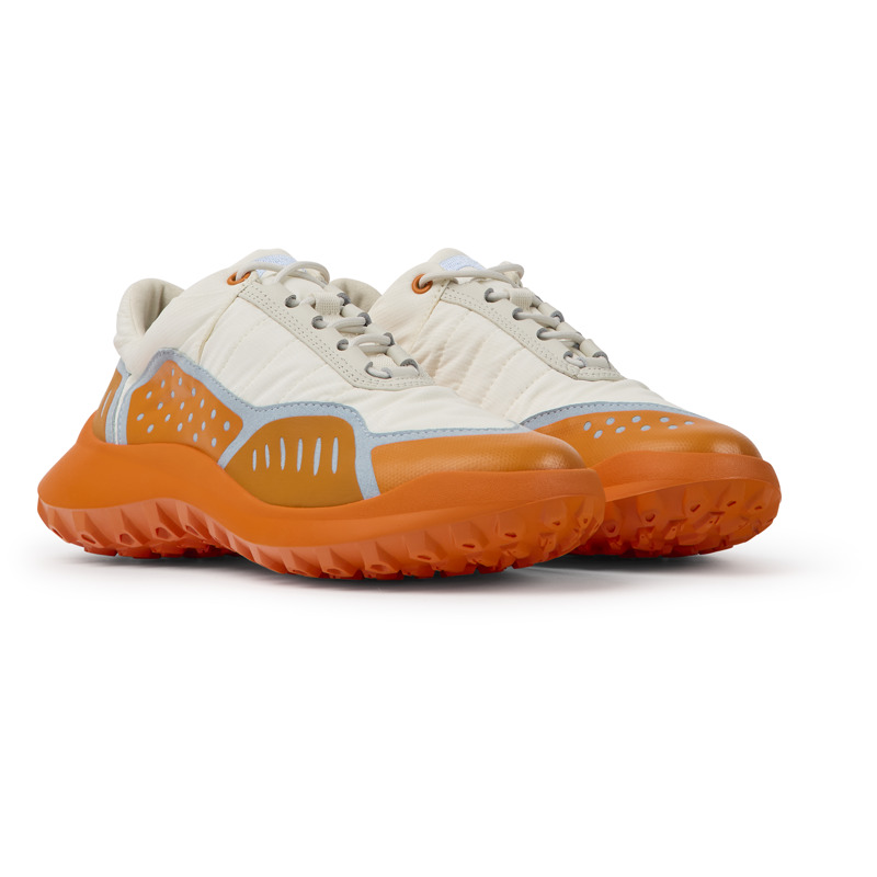 Camper Crclr - Sneakers Para Mujer - Blanco, Naranja, Azul, Talla 6, Textil/Piel Lisa