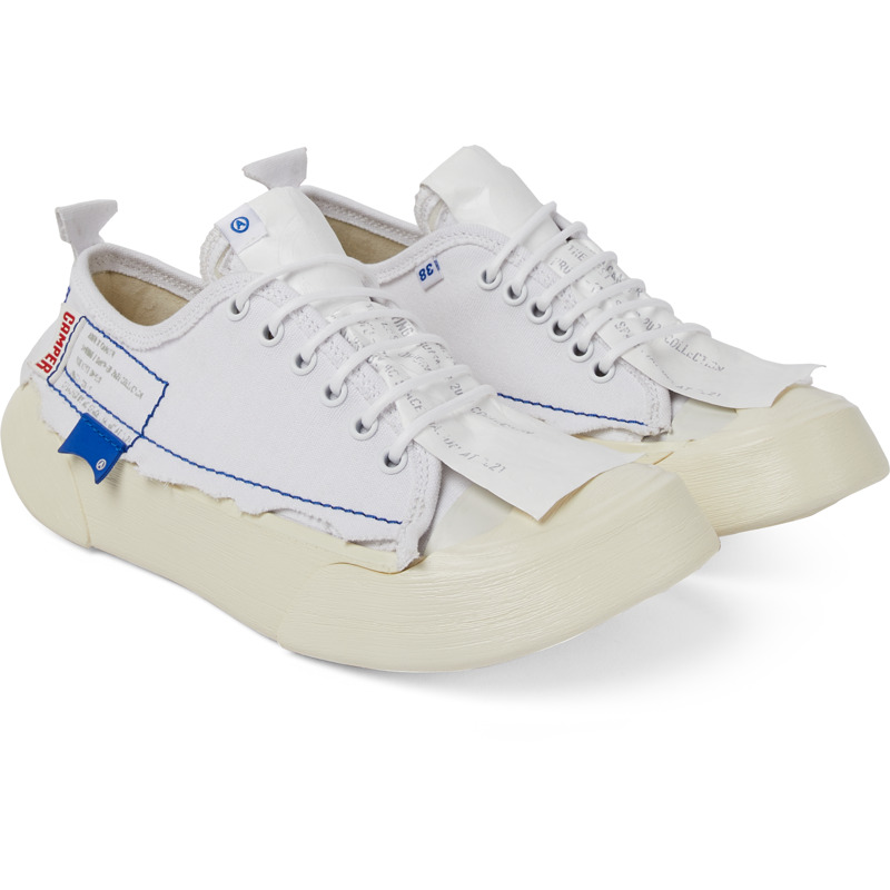 Camper Adererror - Sneakers For Women - White, Size 39, Cotton Fabric