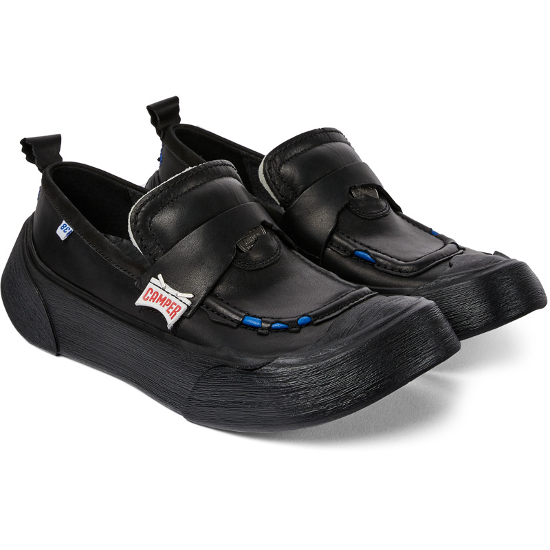 Camper Adererror - Zapatos De Vestir Para Mujer - Negro, Talla 9, Piel Lisa/Piel Vuelta