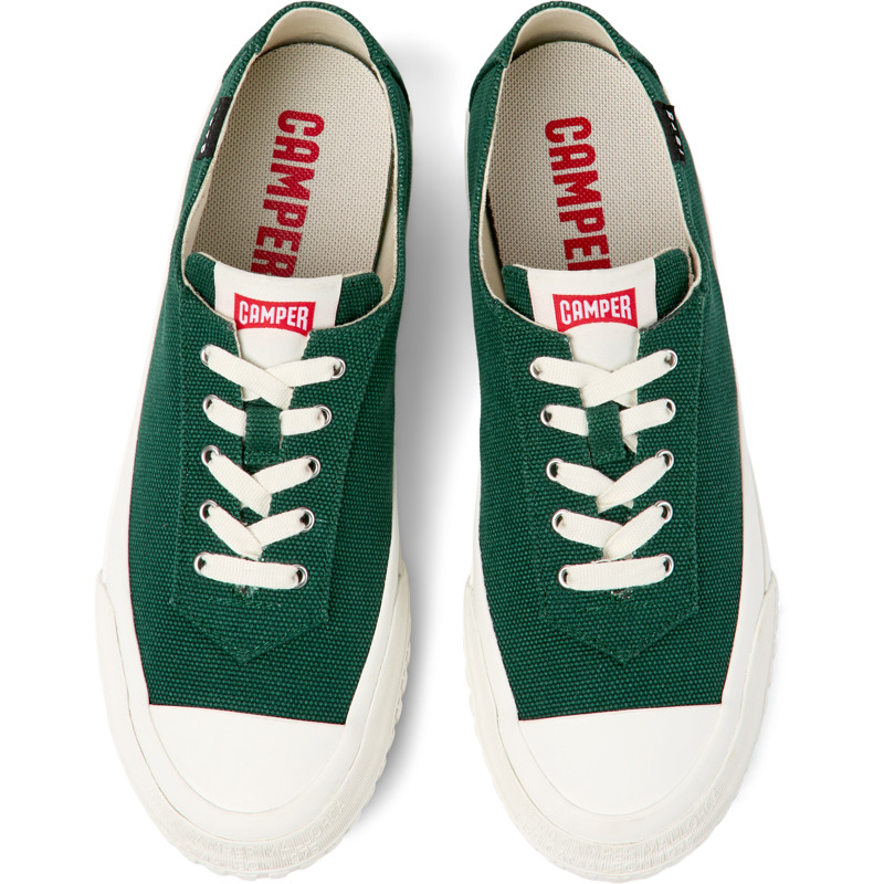 CAMPER Camaleon - Sneakers For Women - Green, Size 35, Cotton Fabric