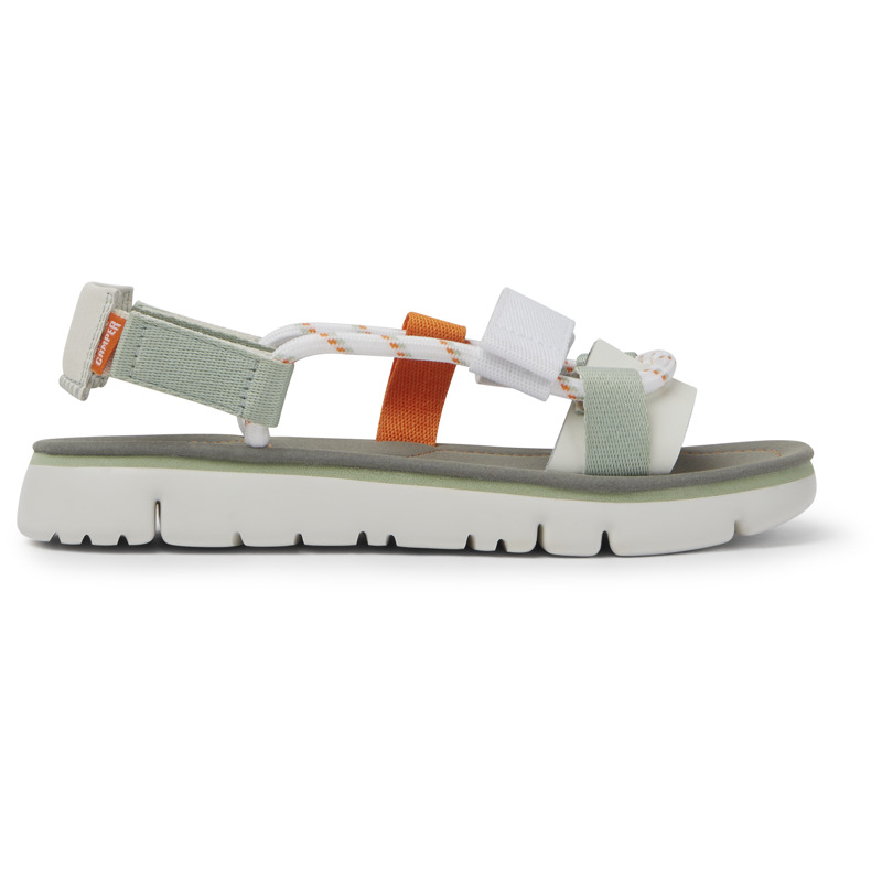 CAMPER Oruga - Sandals For Women - White,Green,Orange