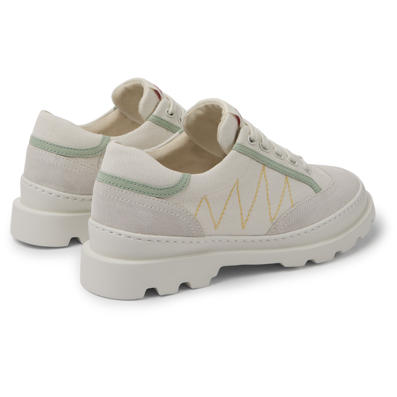 CAMPER Brutus - Casual For Women - White,Green,Grey,Green, Size 36, Cotton Fabric