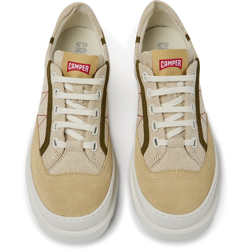 CAMPER Brutus - Casual For Women - Beige, Size 39, Cotton Fabric