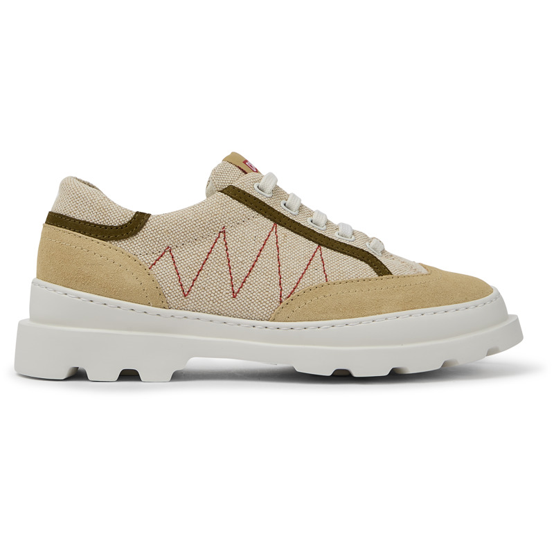 CAMPER Brutus - Casual For Women - Beige, Size 41, Cotton Fabric
