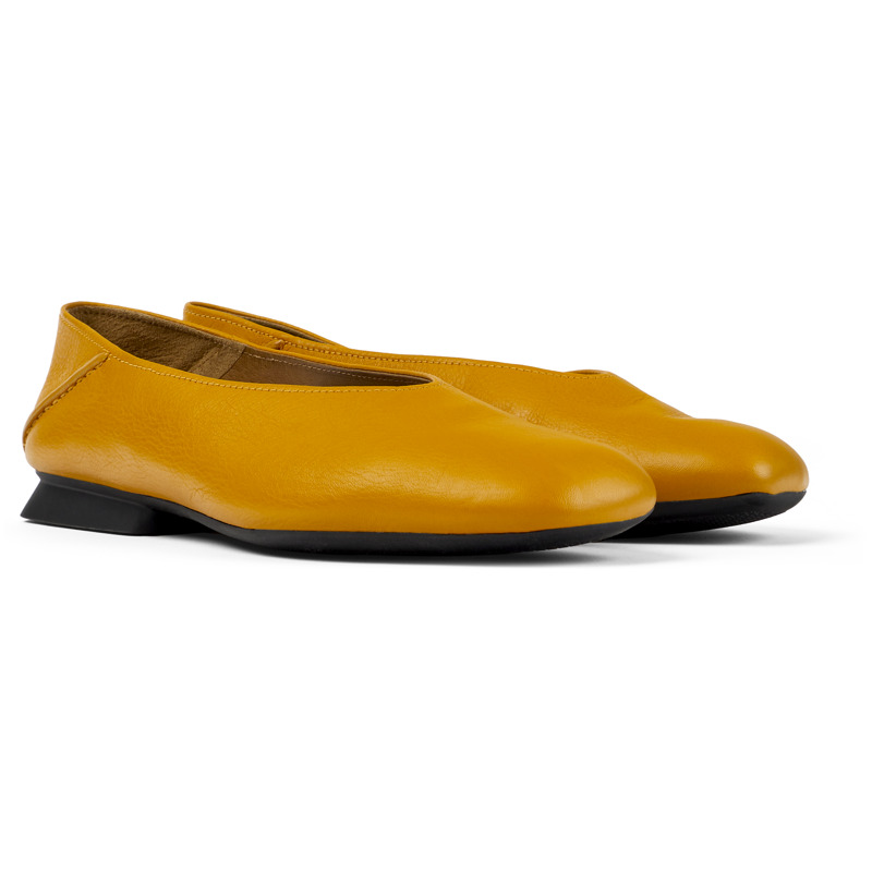 Camper Casi Myra - Formal Shoes For Women - Orange, Size 37, Smooth Leather
