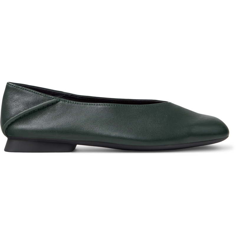 CAMPER Casi Myra - Zapatos planos para Mujer - Verde, talla 35, Piel Lisa