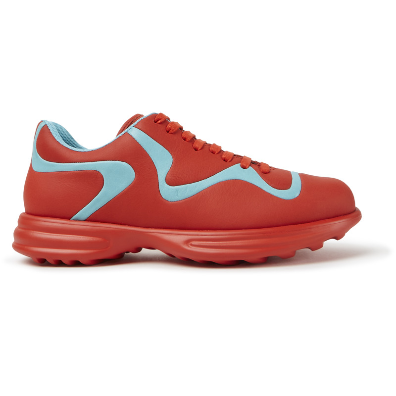 CAMPER Twins - Sneakers Για Γυναικεία - Κόκκινο, Μέγεθος 37, Smooth leather