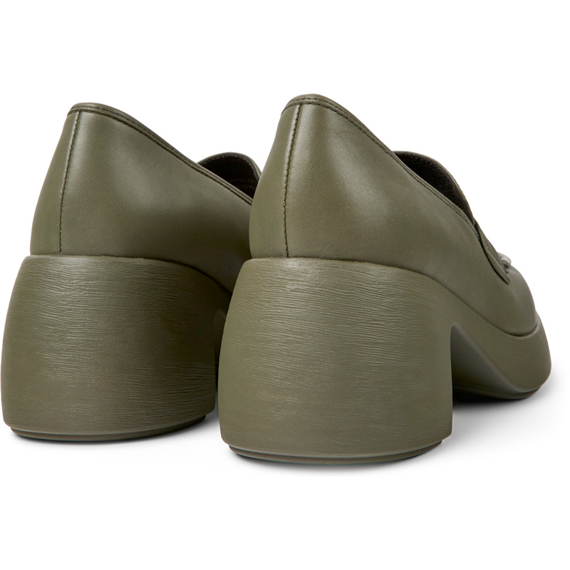 CAMPER Thelma - Formal Shoes For Women - Green, Size 37, Smooth Leather