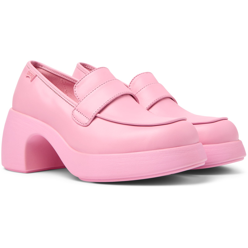 Camper Thelma - Loafers For Women - Pink, Size 37, Smooth Leather