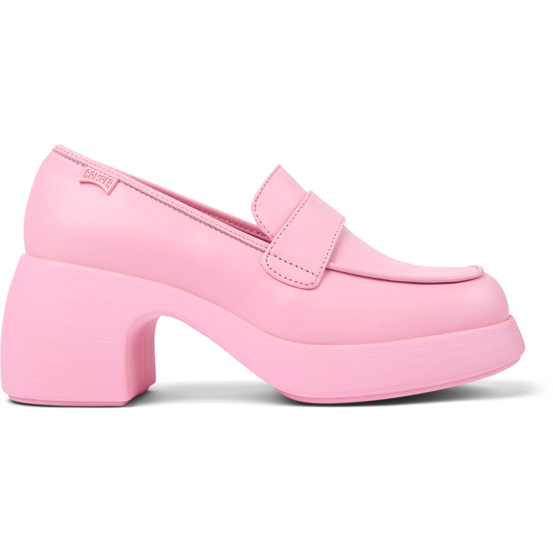 CAMPER Thelma - Loafers For Women - Pink, Size 39, Smooth Leather