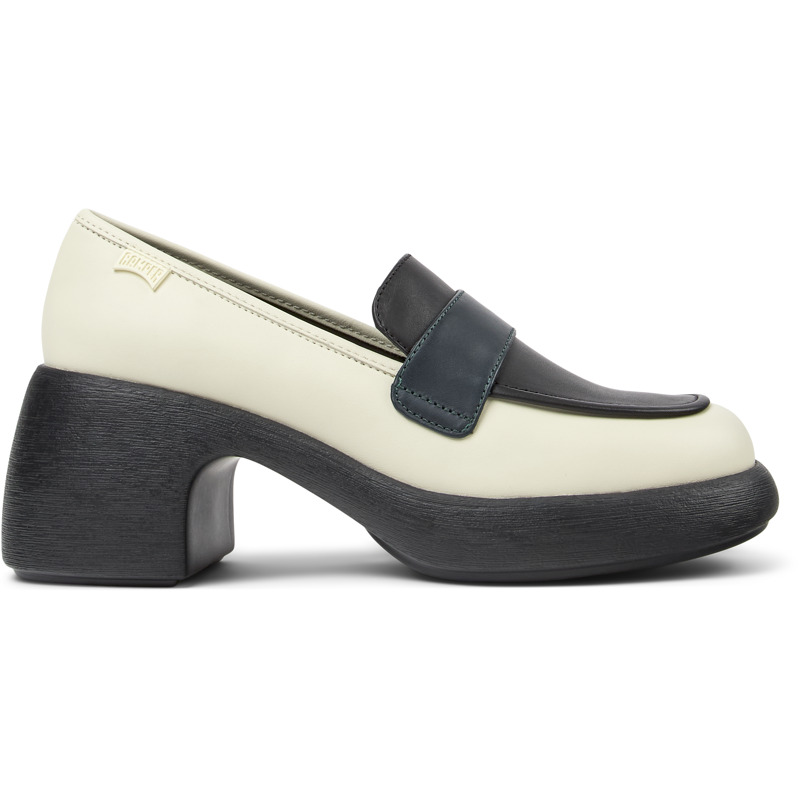 CAMPER Twins - Elegante Schuhe Für Damen - Weiß,Grün,Schwarz, Größe 41, Glattleder