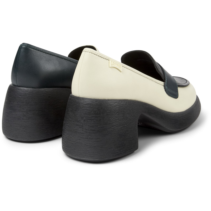 CAMPER Twins - Elegante Schuhe Für Damen - Weiß,Grün,Schwarz, Größe 41, Glattleder