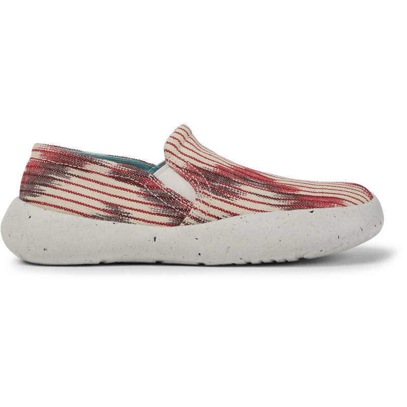 CAMPERLAB Peu Stadium - Sneakers For Women - Beige,Burgundy,Red, Size 35, Cotton Fabric