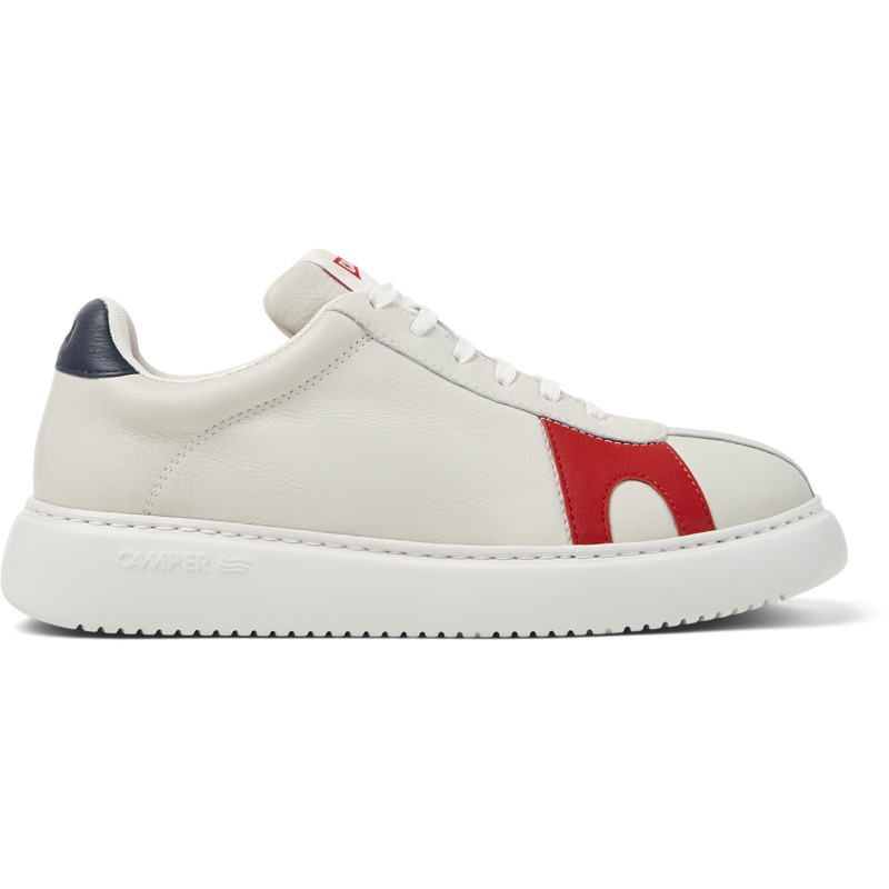 Camper K21 Twins Leather Panelled Sneakers In White