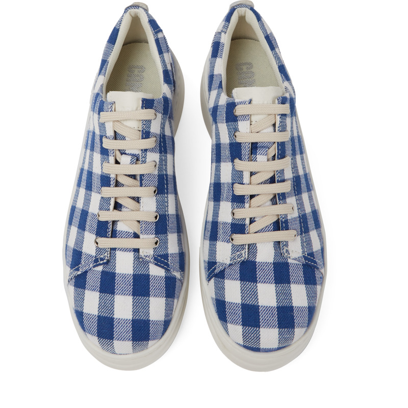Camper Runner Up - Sneakers For Women - Blue, White, Size 35, Cotton Fabric