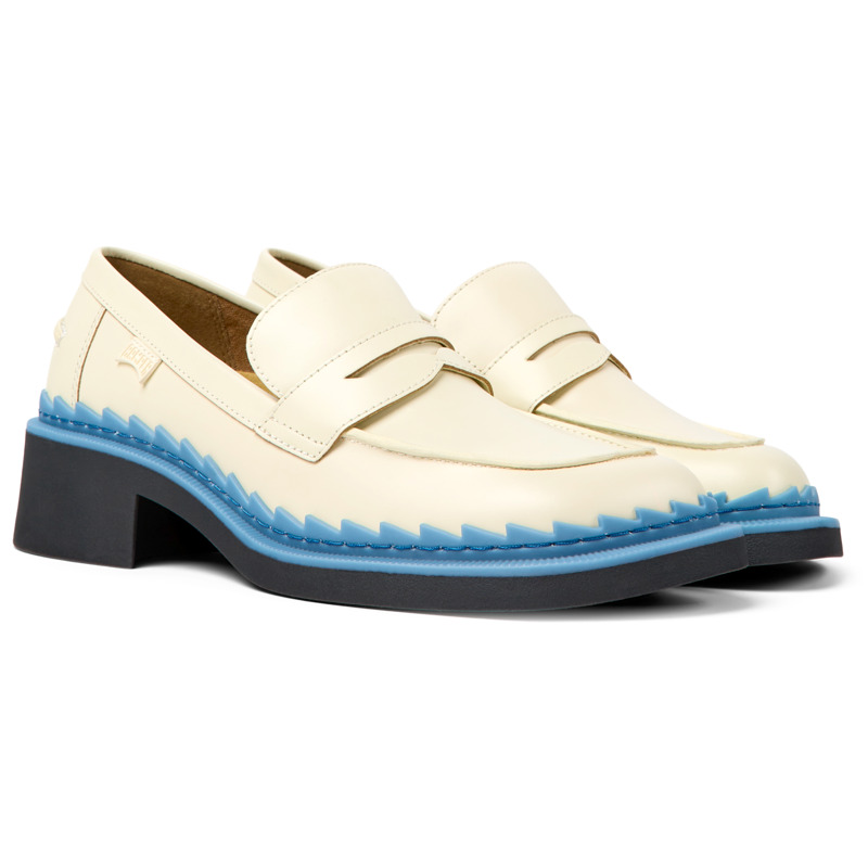 CAMPER Taylor - Formal Shoes For Women - White, Size 37, Smooth Leather