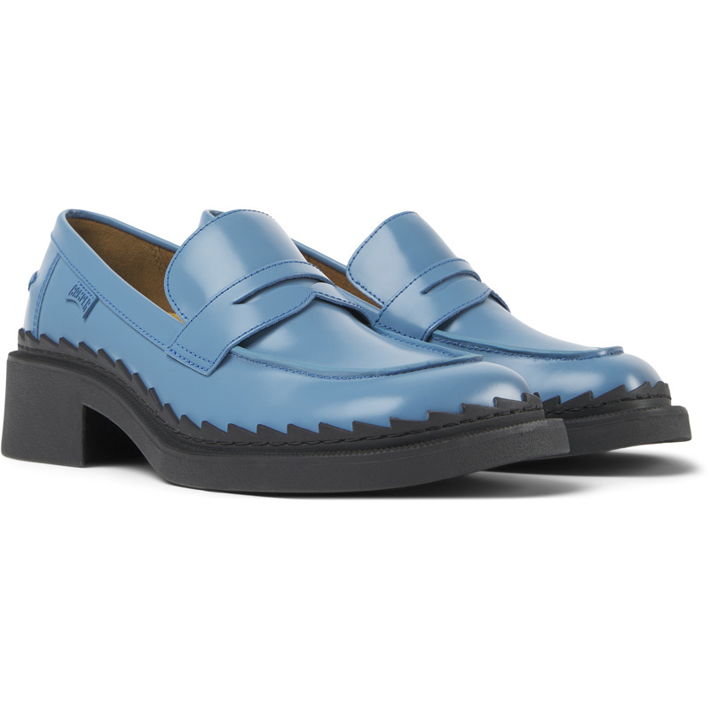 CAMPER Taylor - Formal Shoes For Women - Blue, Size 38, Smooth Leather