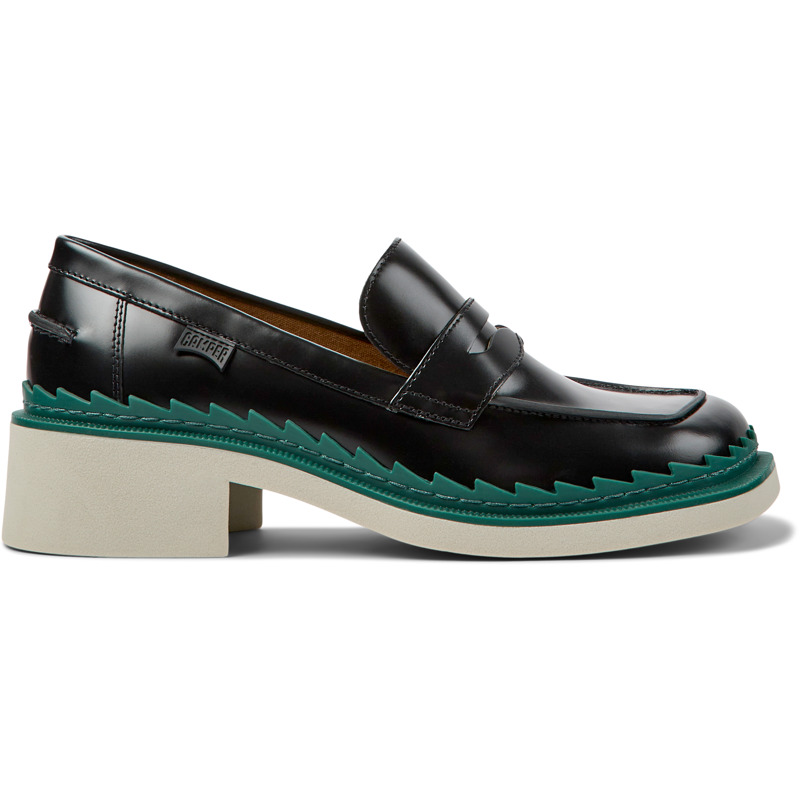 CAMPER Taylor - Loafers For Women - Black, Size 37, Smooth Leather