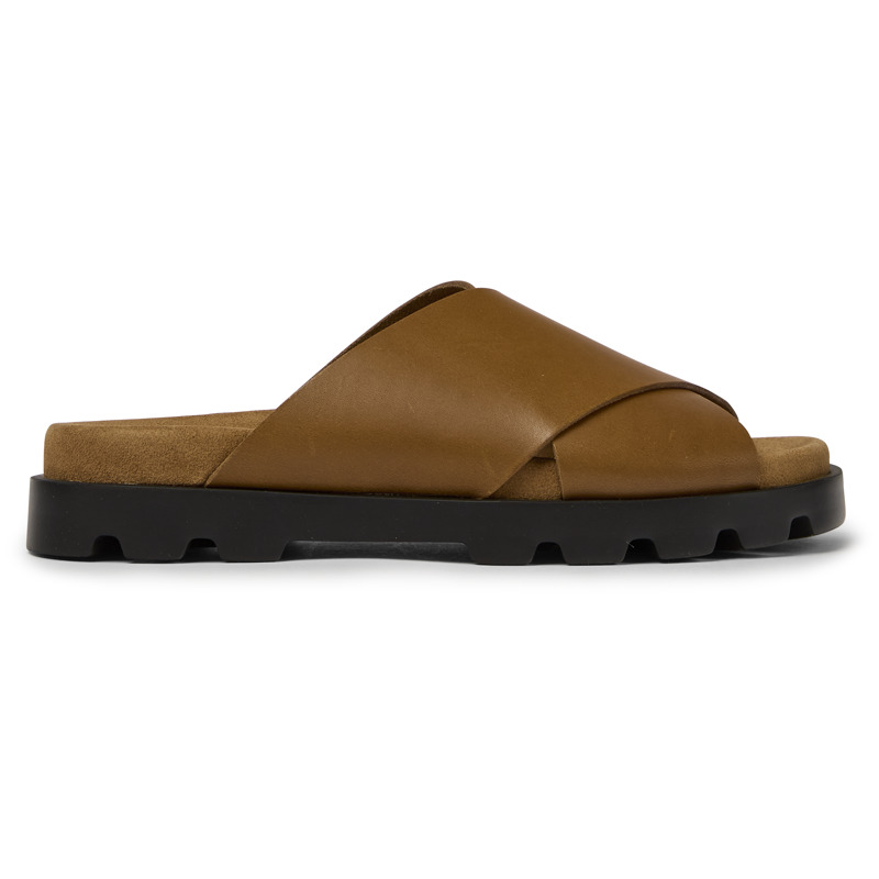 CAMPER Brutus Sandal - Sandals For Women - Brown, Size 35, Smooth Leather
