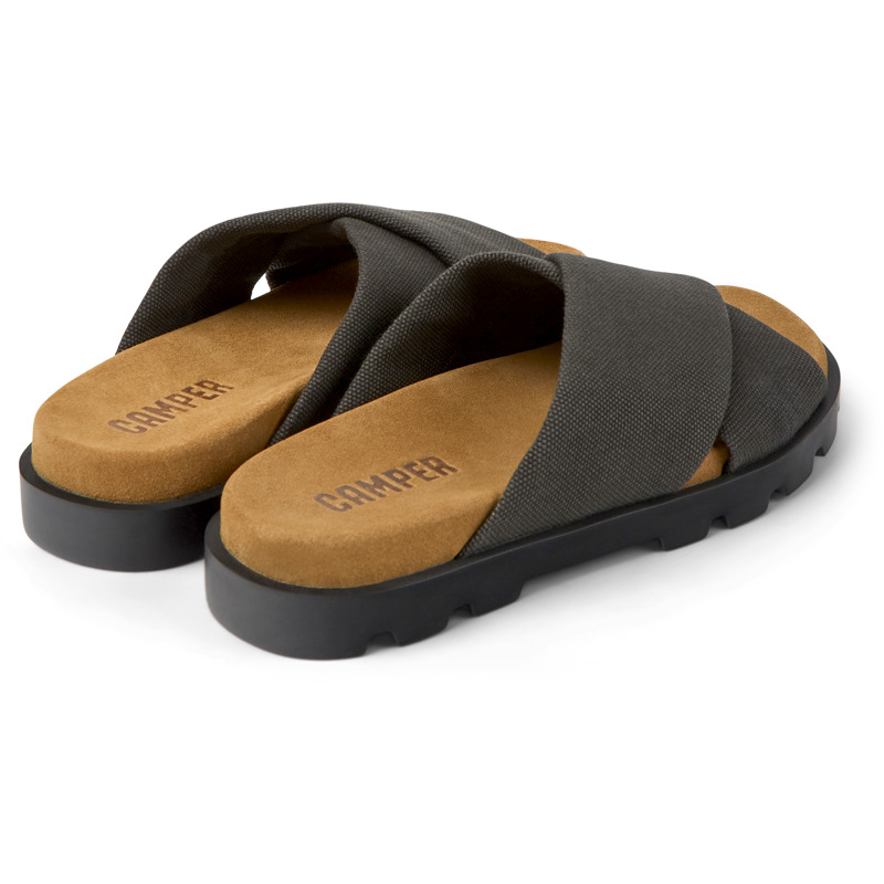 CAMPER Brutus Sandal - Sandals For Women - Grey, Size 40, Cotton Fabric