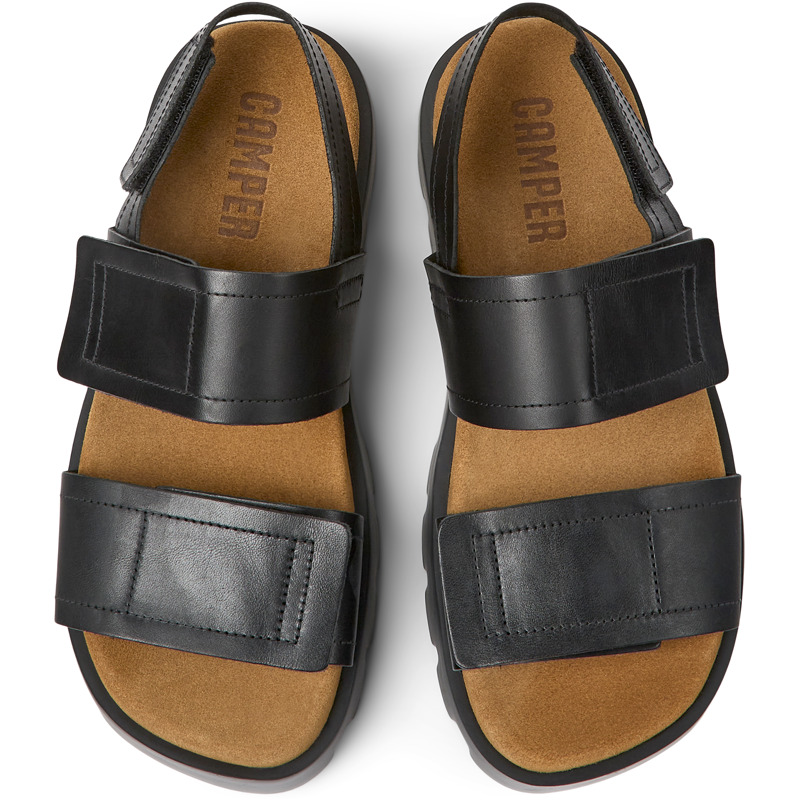 CAMPER Brutus Sandal - Sandals For Women - Black, Size 35, Smooth Leather