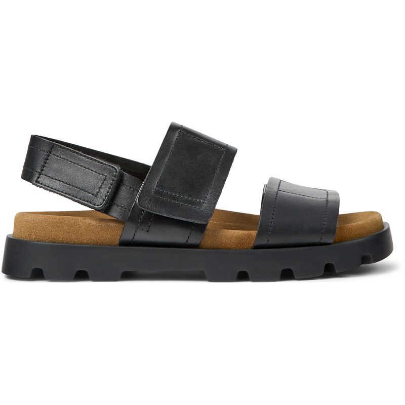 CAMPER Brutus Sandal - Sandals For Women - Black, Size 35, Smooth Leather