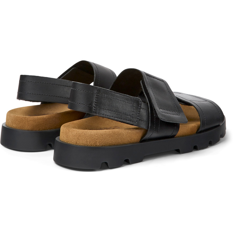 CAMPER Brutus Sandal - Sandals For Women - Black, Size 35, Smooth Leather