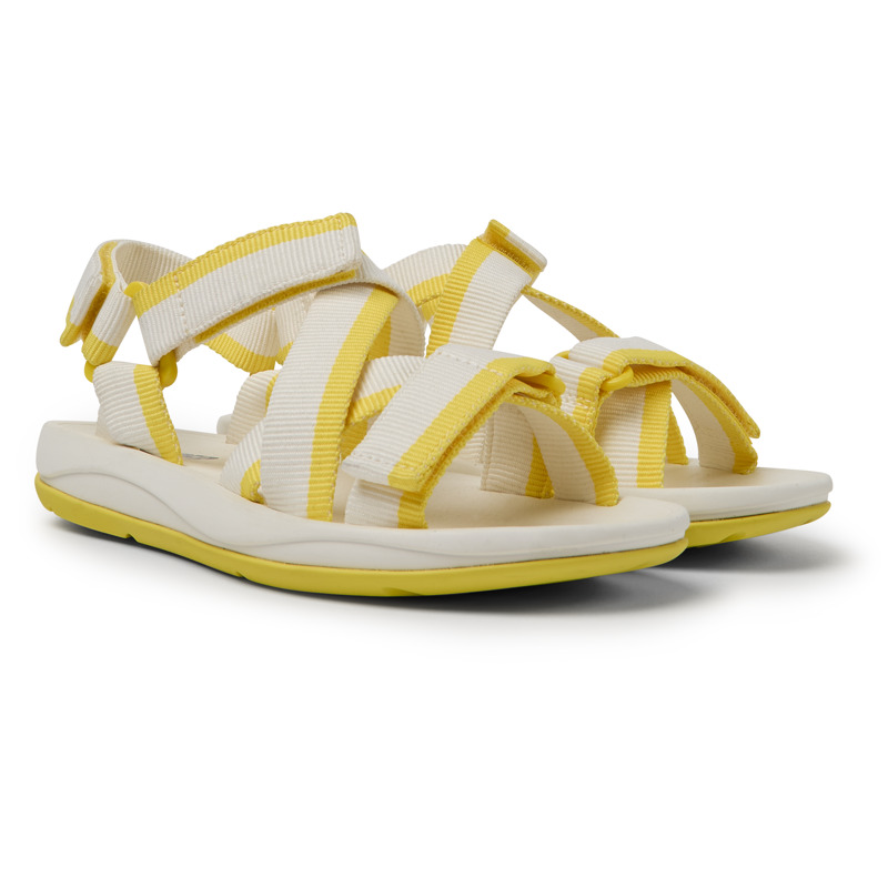 CAMPER Match - Sandals For Women - White, Size 41, Cotton Fabric