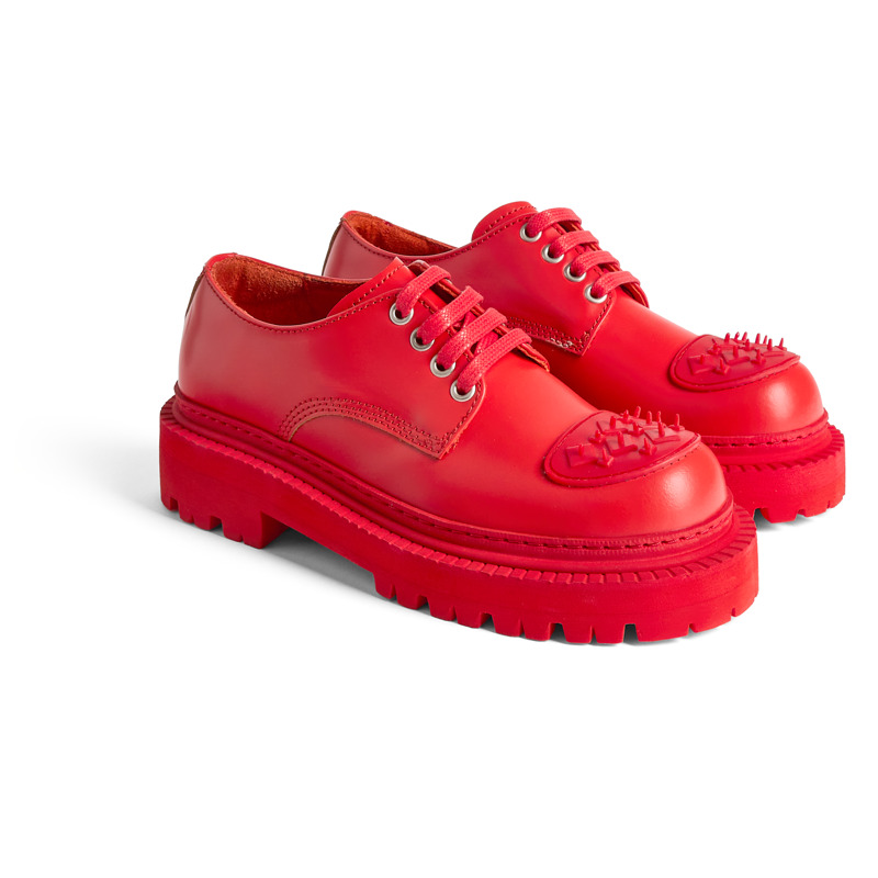 Camper Eki - Formal Shoes For Women - Red, Size 39, Smooth Leather