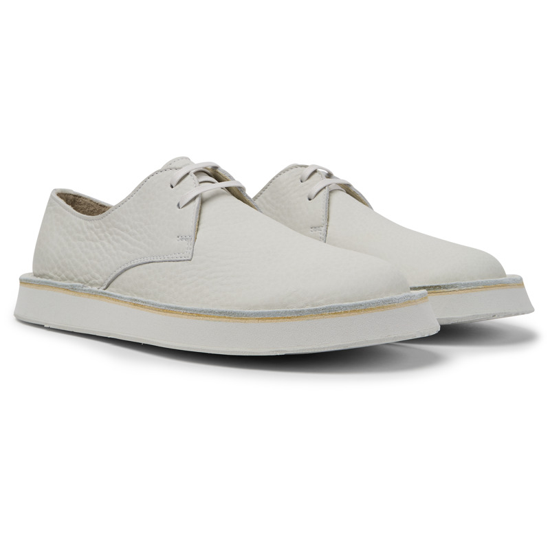 CAMPER Brothers Polze - Casual For Women - White, Size 38, Smooth Leather