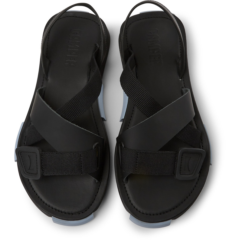 CAMPER Set - Sandals For Women - Black, Size 39, Cotton Fabric/Smooth Leather