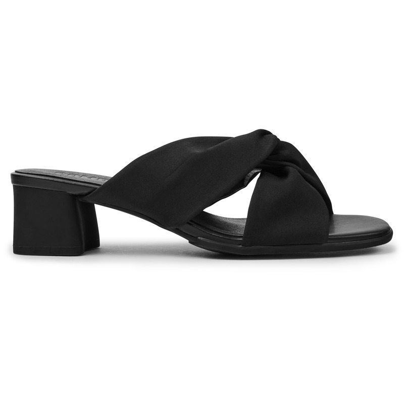 CAMPER Katie - Sandals For Women - Black, Size 39, Cotton Fabric