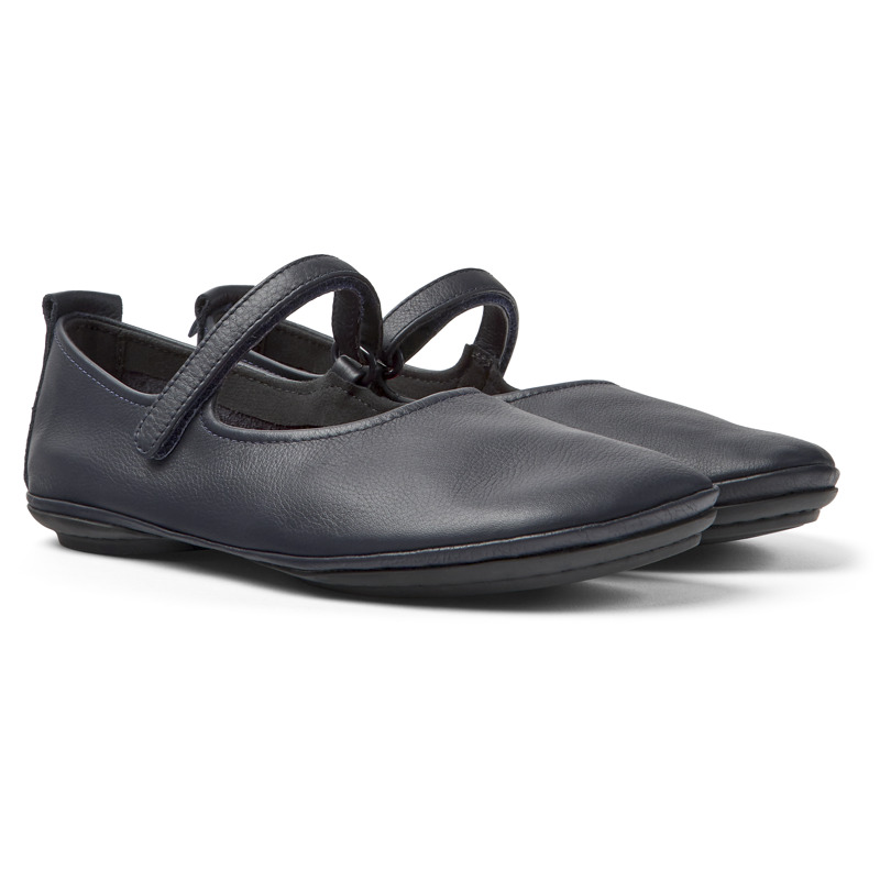 CAMPER Right - Ballerinas For Women - Blue, Size 35, Smooth Leather