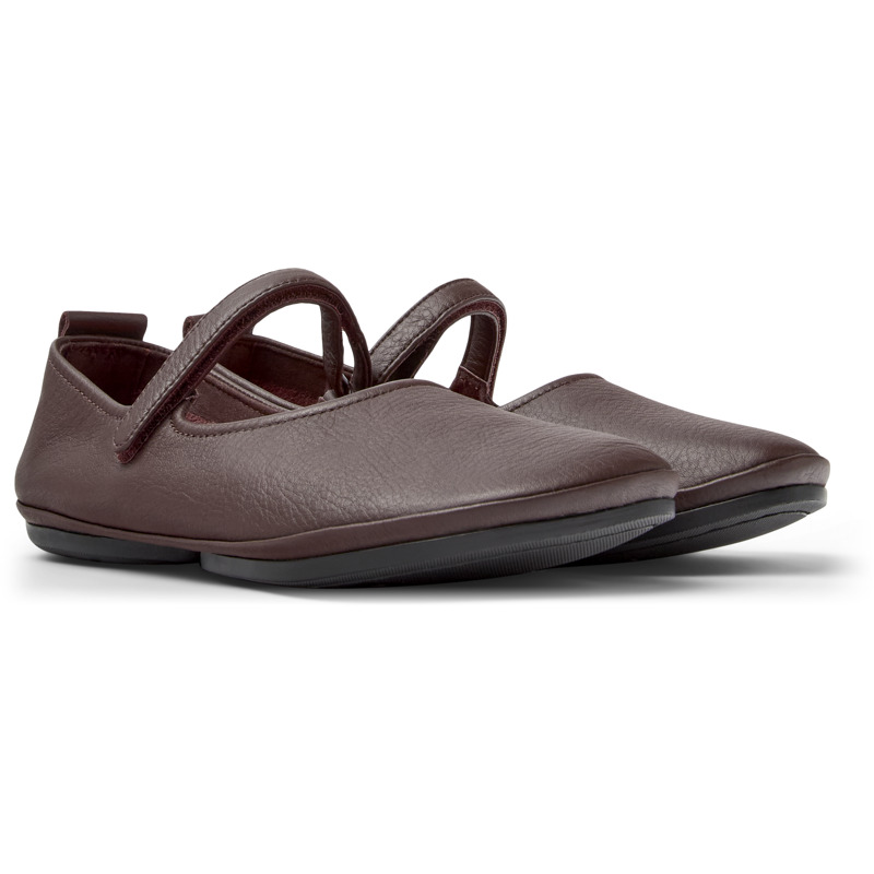 Shop Camper Ballerinas For Women In Burgundy