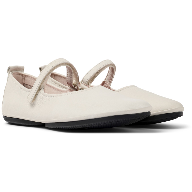 Camper Right - Ballerinas For Women - White, Size 39, Smooth Leather