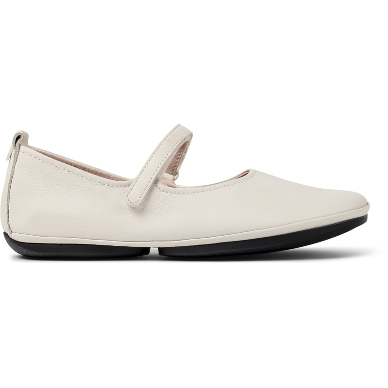 Camper Right - Ballerinas For Women - White, Size 35, Smooth Leather