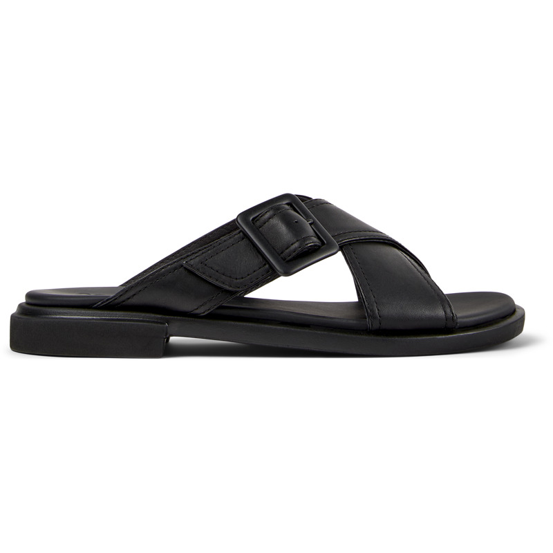 CAMPER Edy - Sandalias para Mujer - Negro, talla 35, Piel Lisa