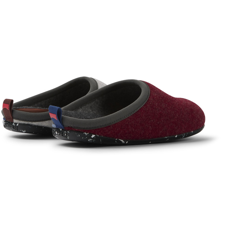 CAMPER Twins - Slippers For Women - Blue,Burgundy,White, Size 35, Cotton Fabric
