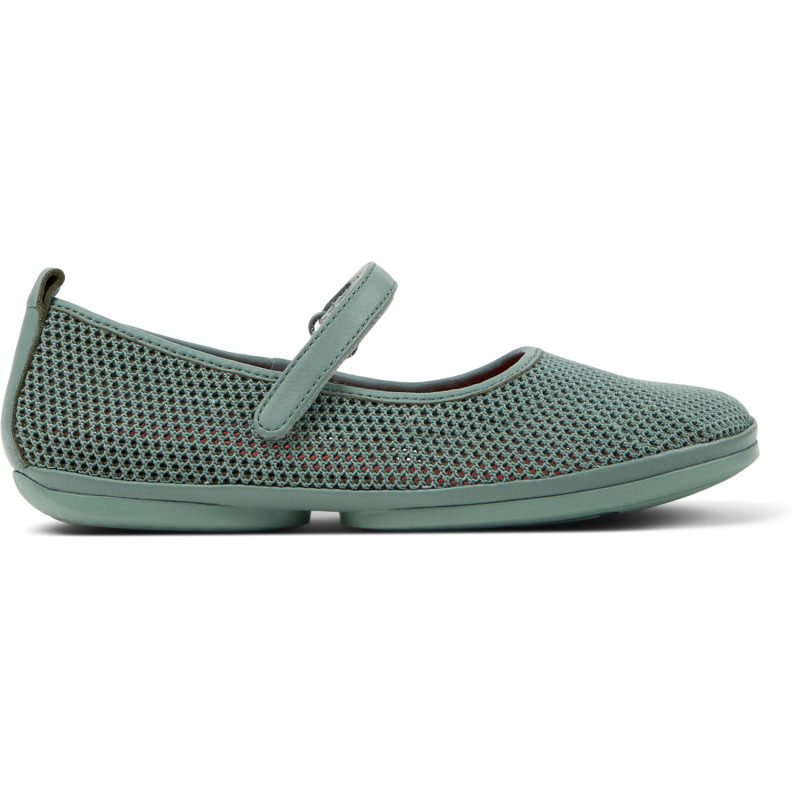 CAMPER Right - Bailarinas para Mujer - Verde, talla 36, Textil/Piel Lisa