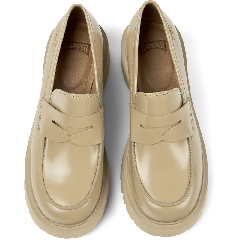 CAMPER Milah - Loafers For Women - Beige, Size 41, Smooth Leather