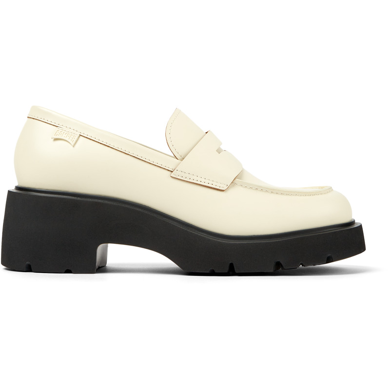 CAMPER Milah - Chaussures Habillées Pour Femme - Blanc, Taille 41, Cuir Lisse
