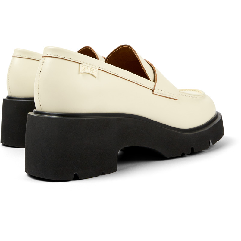 CAMPER Milah - Chaussures Habillées Pour Femme - Blanc, Taille 37, Cuir Lisse