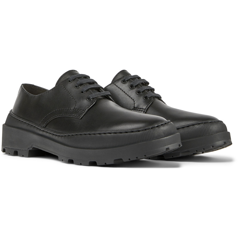 CAMPER Brutus Trek - Formal Shoes For Women - Black, Size 35, Smooth Leather