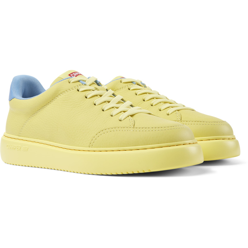 Camper Runner K21 - Sneakers Para Mujer - Amarillo, Talla 6, Piel Lisa