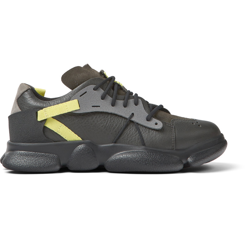 CAMPER Twins - Zapatillas para Mujer - Gris,Amarillo, talla 41, Piel Lisa/Piel Vuelta