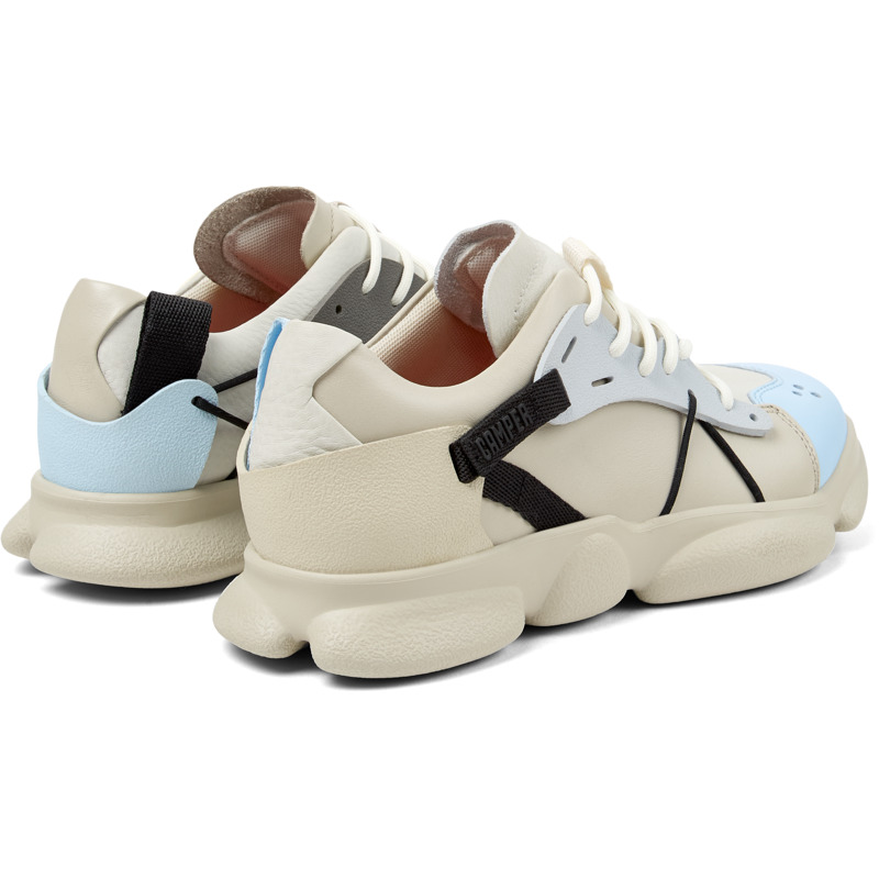 CAMPER Twins - Sneaker Für Damen - Grau,Weiß,Blau, Größe 40, Glattleder/Textile