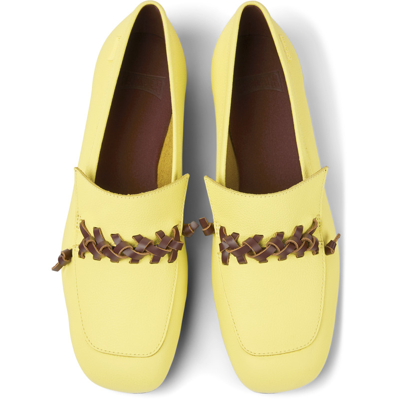 CAMPER Casi Myra - Ballerinas For Women - Yellow, Size 36, Smooth Leather