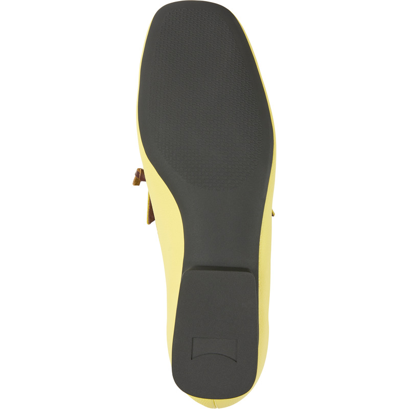 Camper Casi Myra - Ballerinas For Women - Yellow, Size 40, Smooth Leather