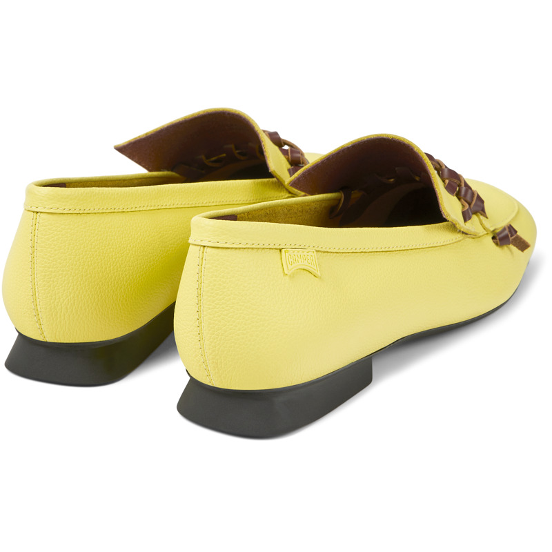 CAMPER Casi Myra - Ballerinas For Women - Yellow, Size 35, Smooth Leather